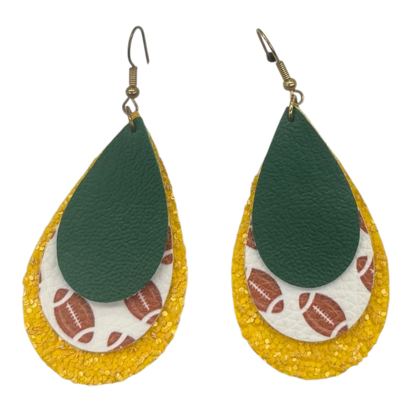 Earrings Dangle/Drop By Cme In Green & Yellow