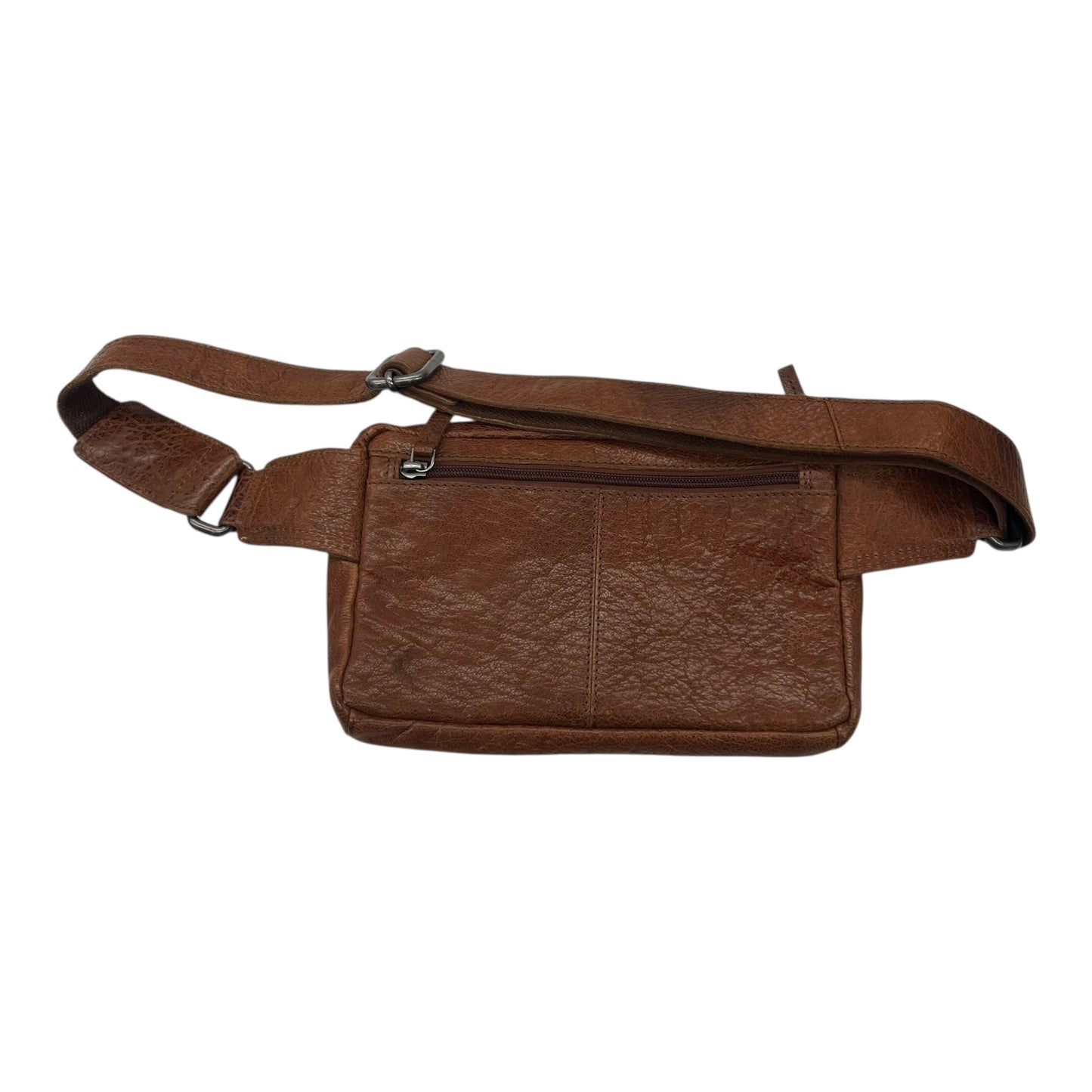 Belt Bag Leather By Clothes Mentor In Brown, Size:Medium