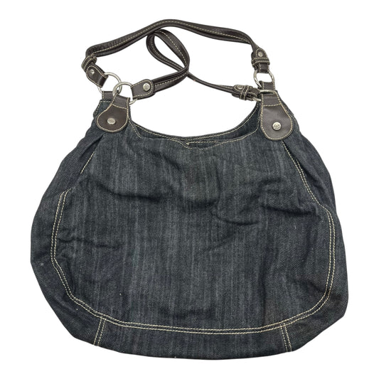 Handbag By Thirty One In Blue Denim, Size:Medium