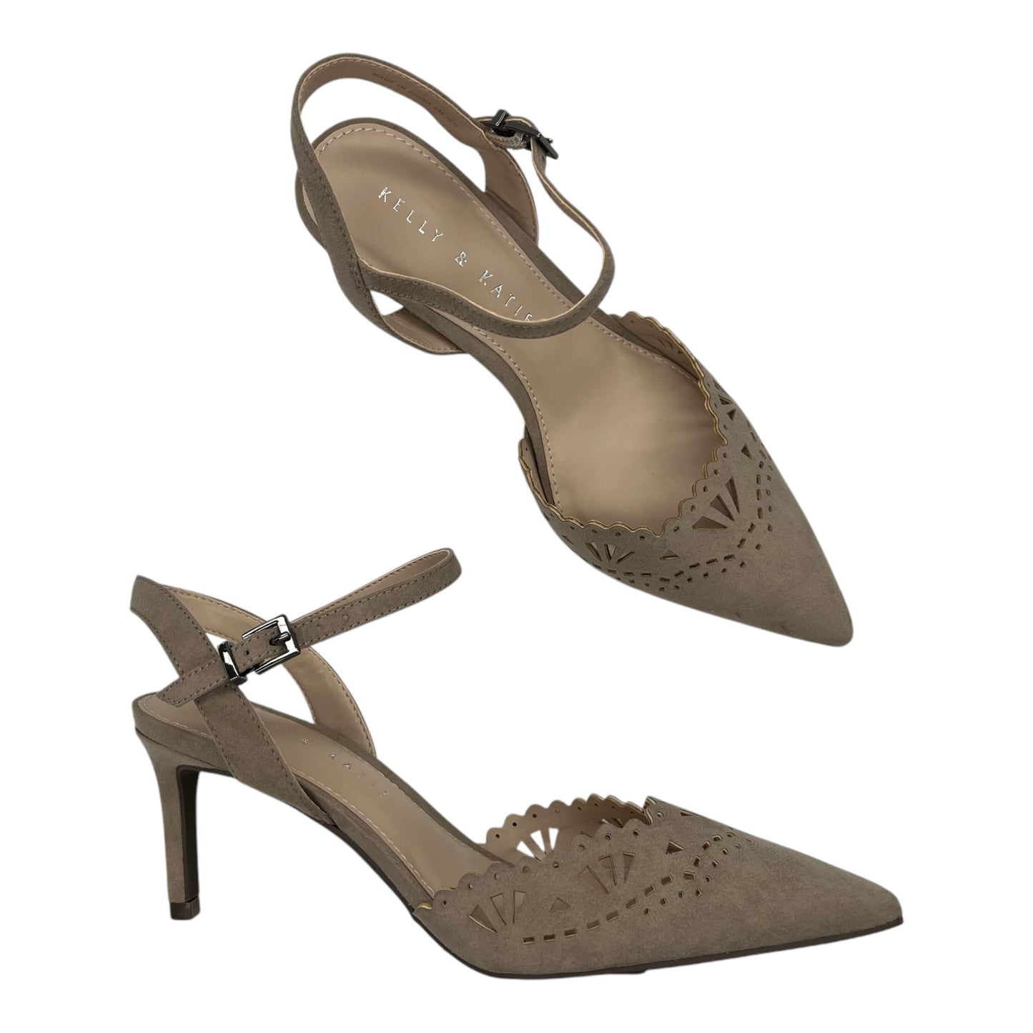 Shoes Heels Stiletto By Kelly And Katie In Tan, Size:6