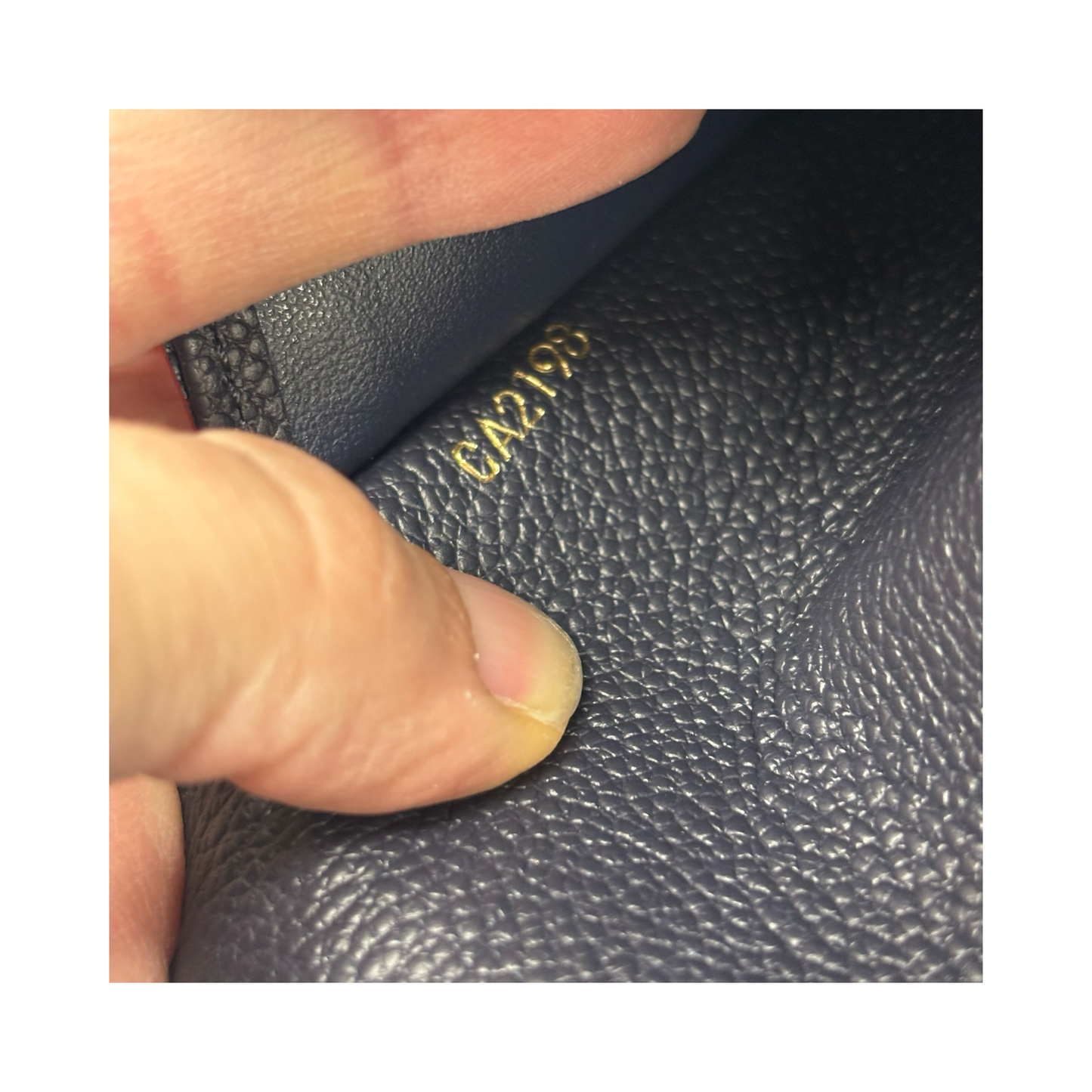 Wallet Luxury Designer By Louis Vuitton In Navy, Size:Medium