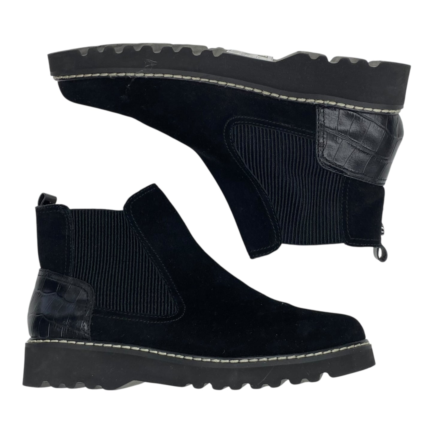 Boots Ankle Heels By Donald Pliner In Black, Size:6