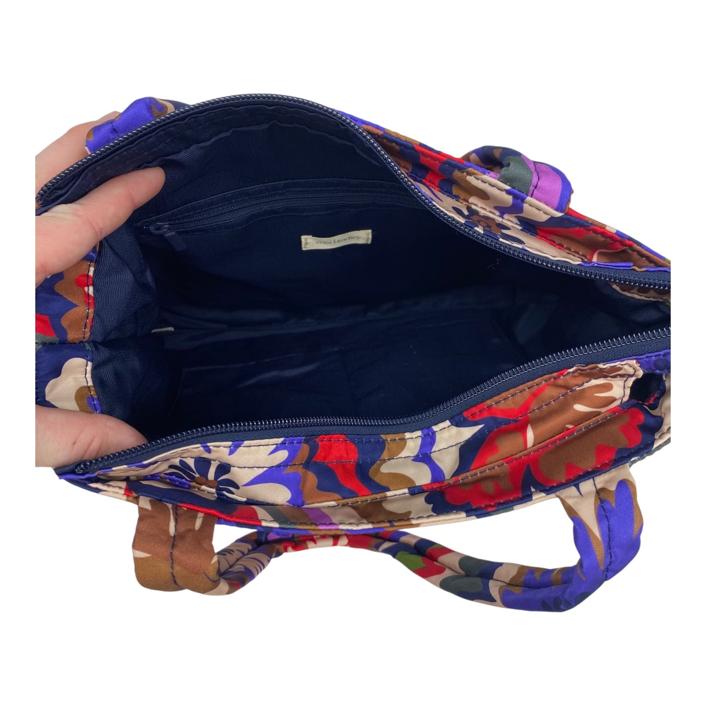 Handbag By Vera Bradley In Floral Print, Size:Medium