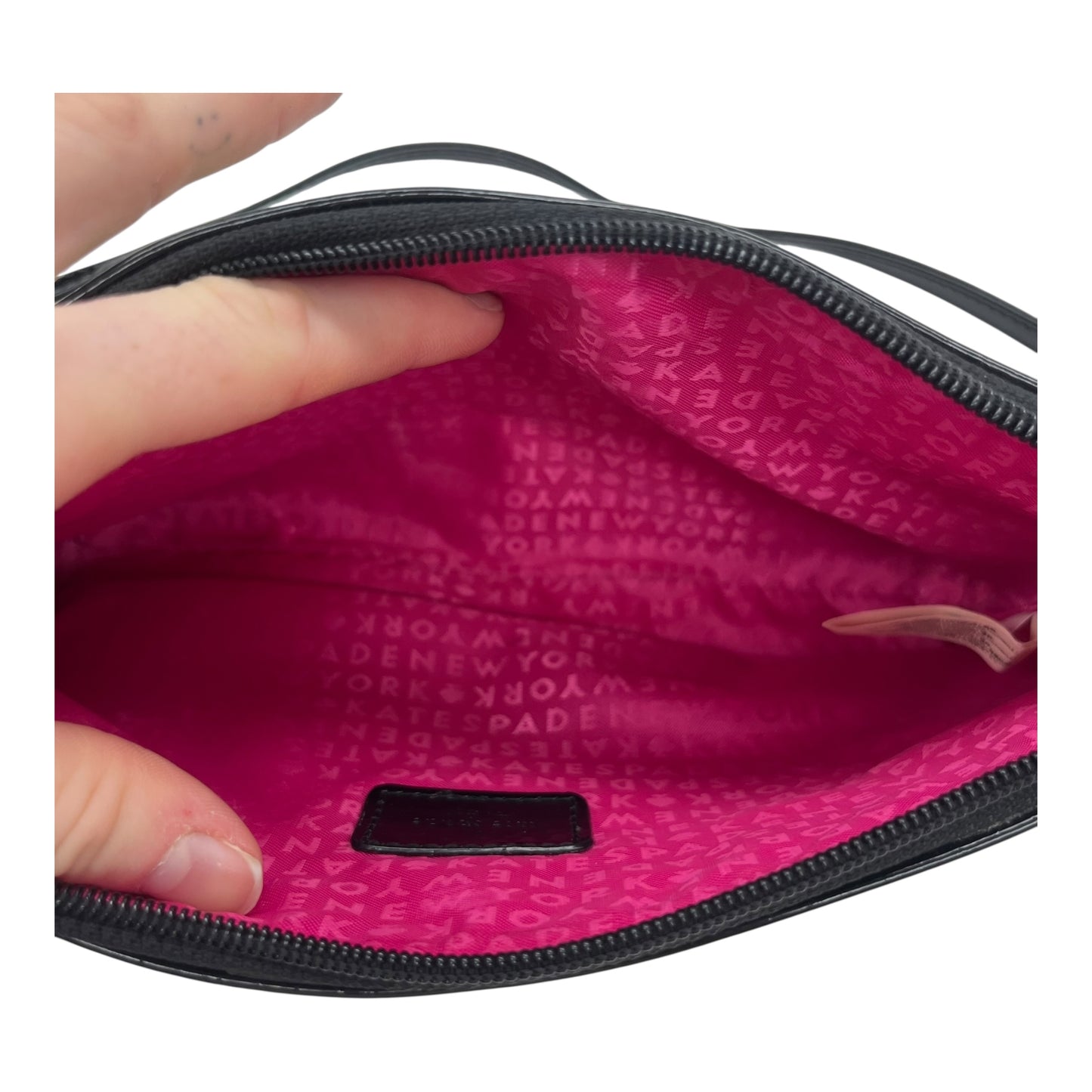 Crossbody Designer By Kate Spade In Black, Size:Small