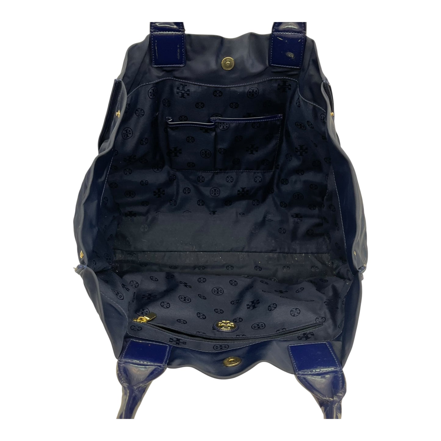 Tote Designer By Tory Burch In Navy, Size:Large