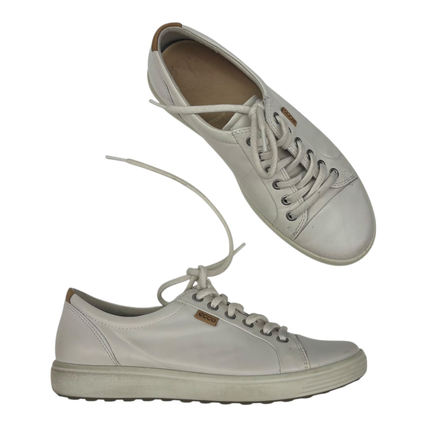 Shoes Sneakers By Ecco In Cream, Size:8