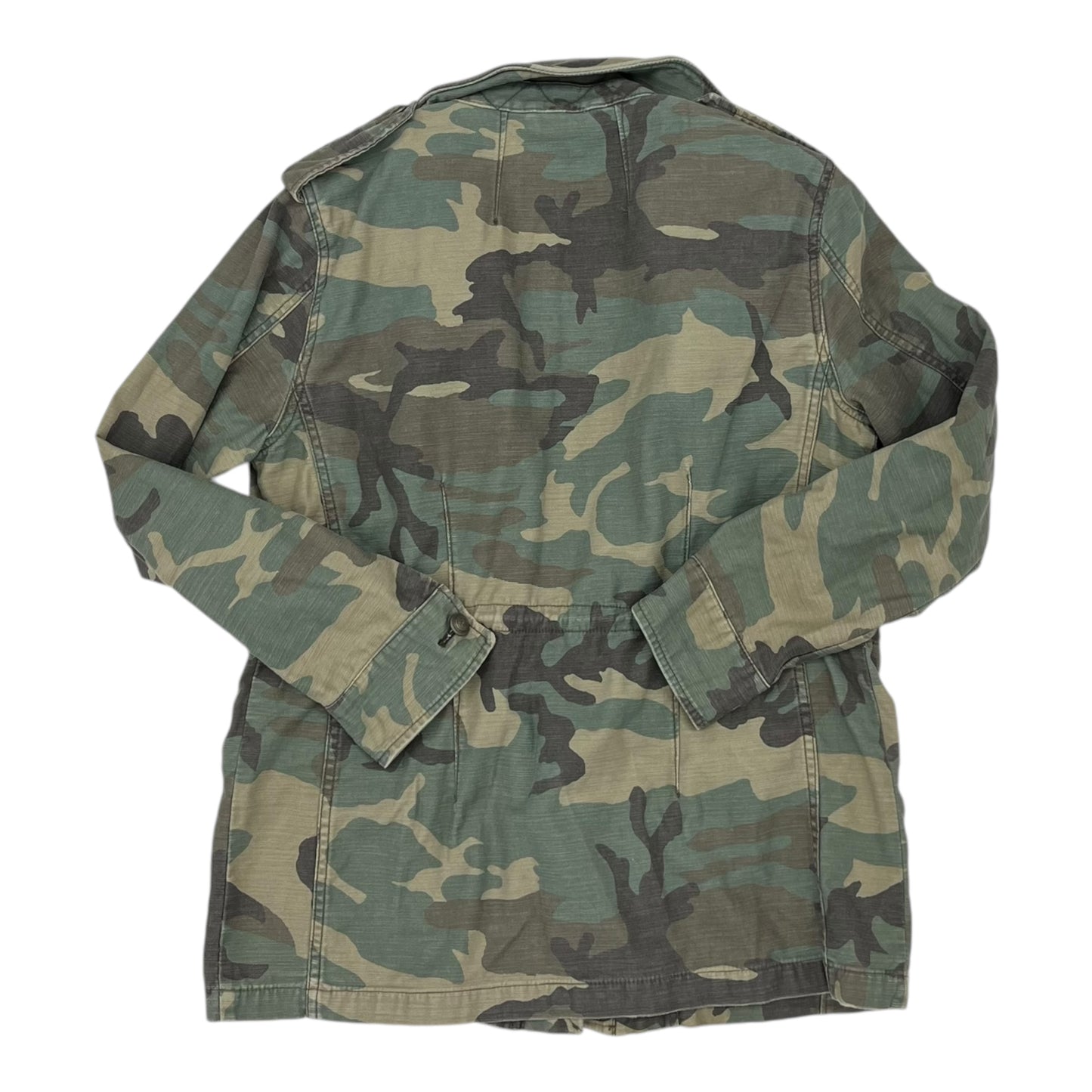 Jacket Denim By Free People In Camouflage Print, Size:S