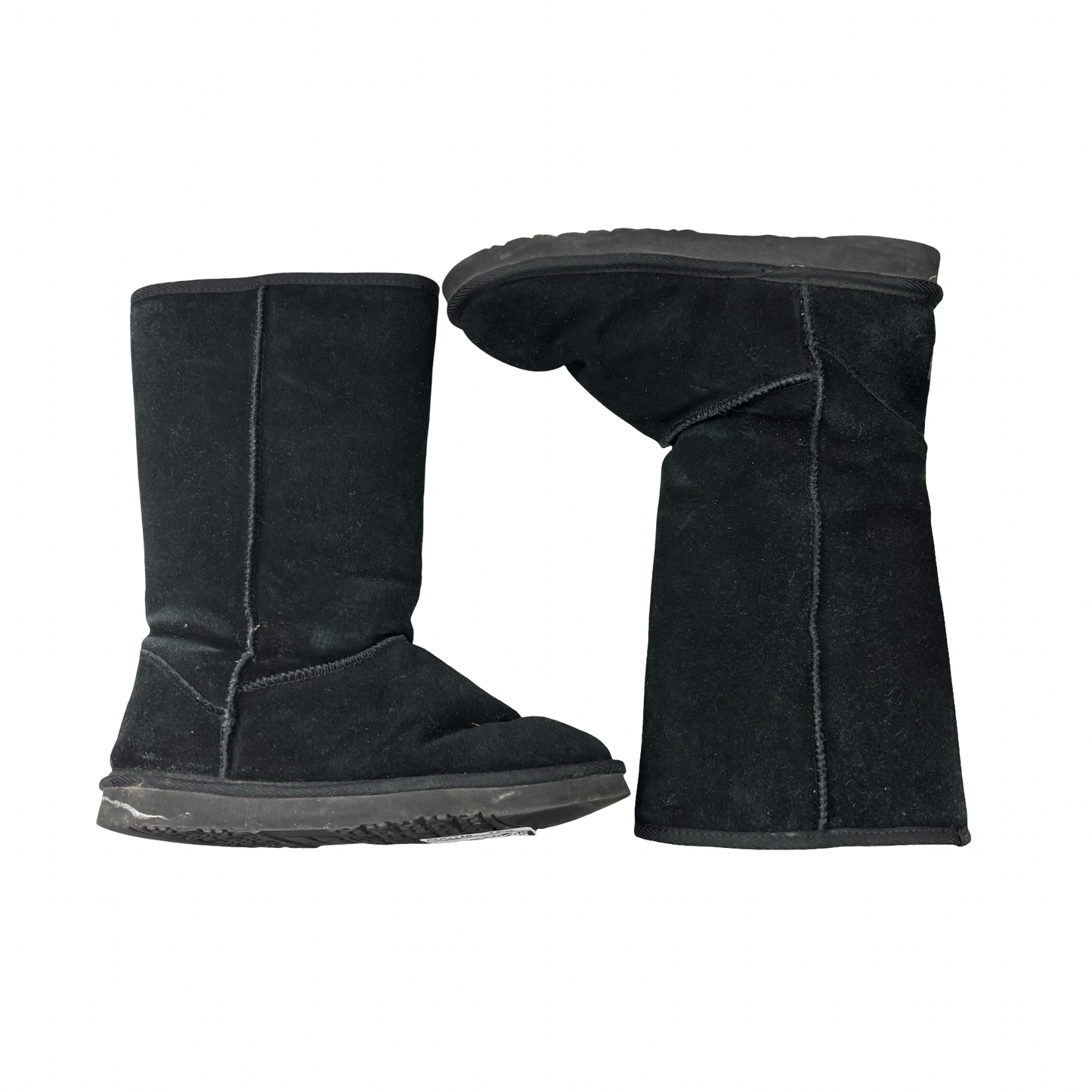 Boots Mid-Calf Flats By Lamo In Black, Size:9