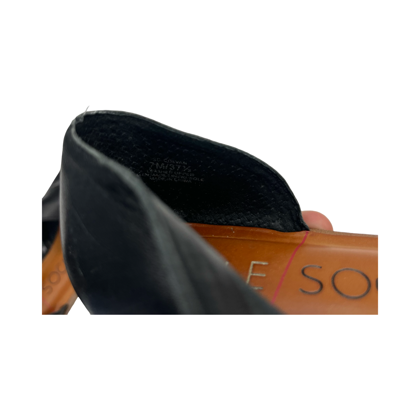 Sandals Flats By Sole Society In Black, Size:7