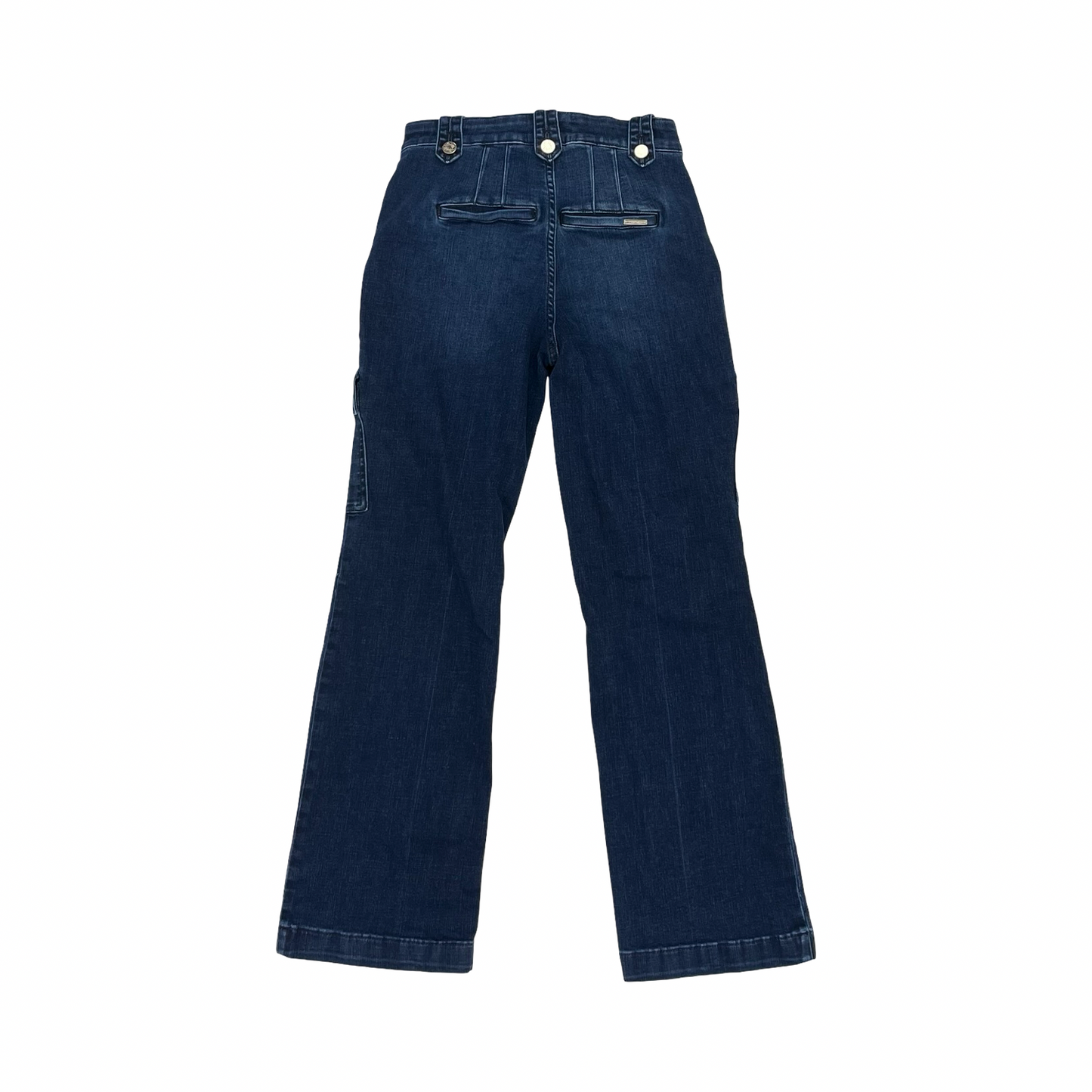 Jeans Flared By White House Black Market In Blue Denim, Size:2
