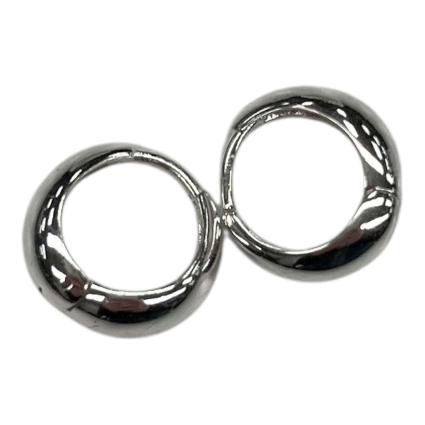 Earrings Hoop By Clothes Mentor In Silver