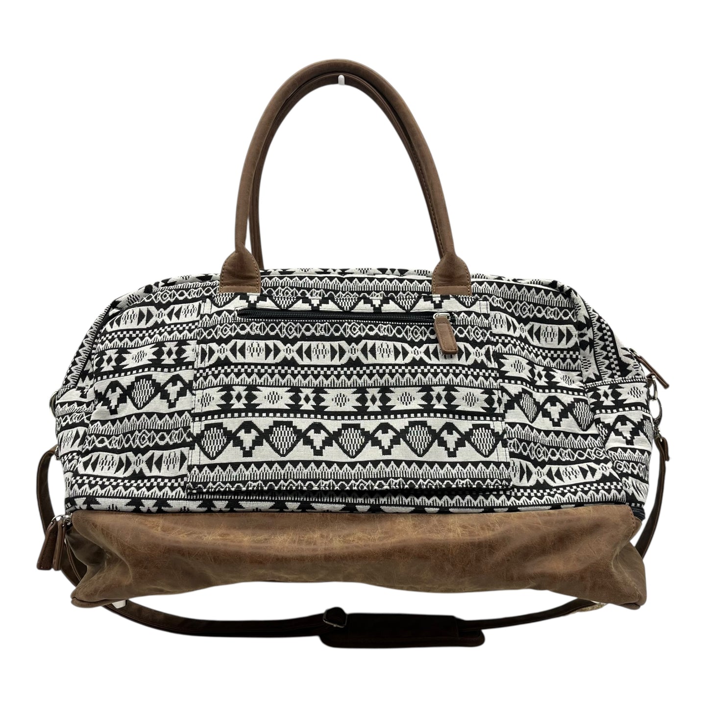 Duffle And Weekender By Cme In Black & Brown, Size:Medium