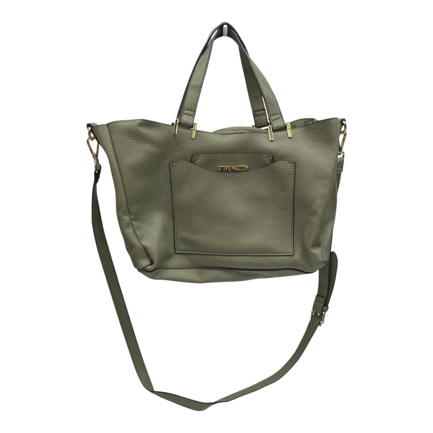 Handbag By Steve Madden In Green, Size:Medium
