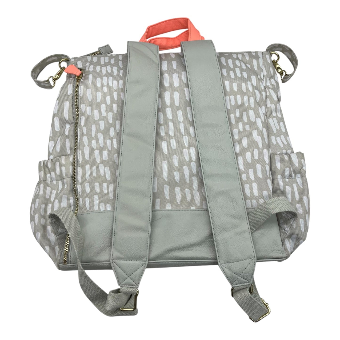 Diaper Bag By Clothes Mentor In Grey, Size:Large