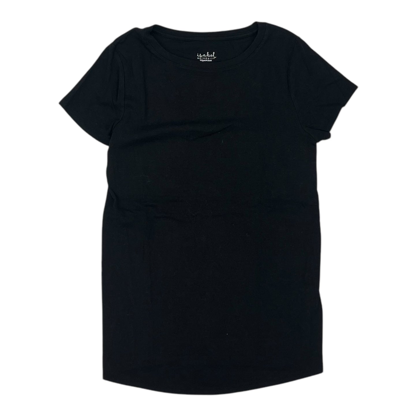 Mat Top Ss By Isabel Maternity In Black, Size:L