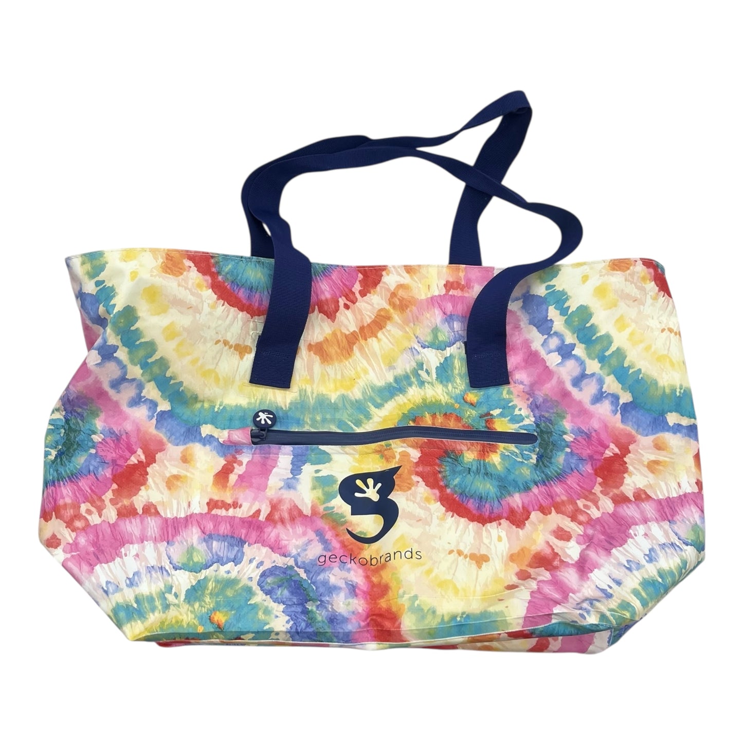 Tote By Clothes Mentor In Tie Dye Print, Size:Large