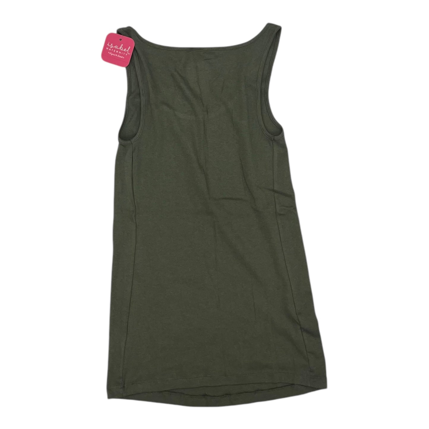 Mat Tank Top By Isabel Maternity In Green, Size:M