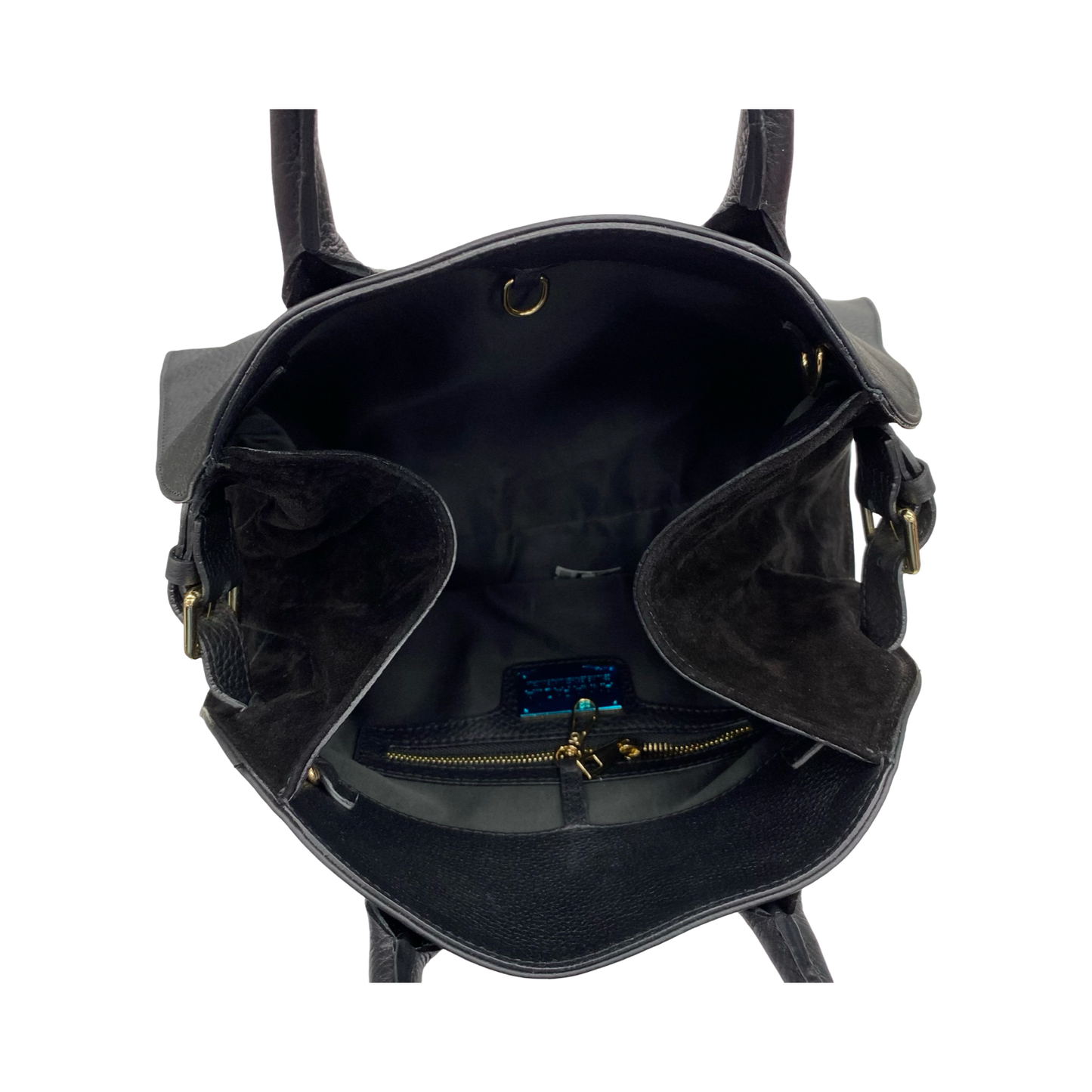 Handbag Leather By Cma In Black, Size:Medium