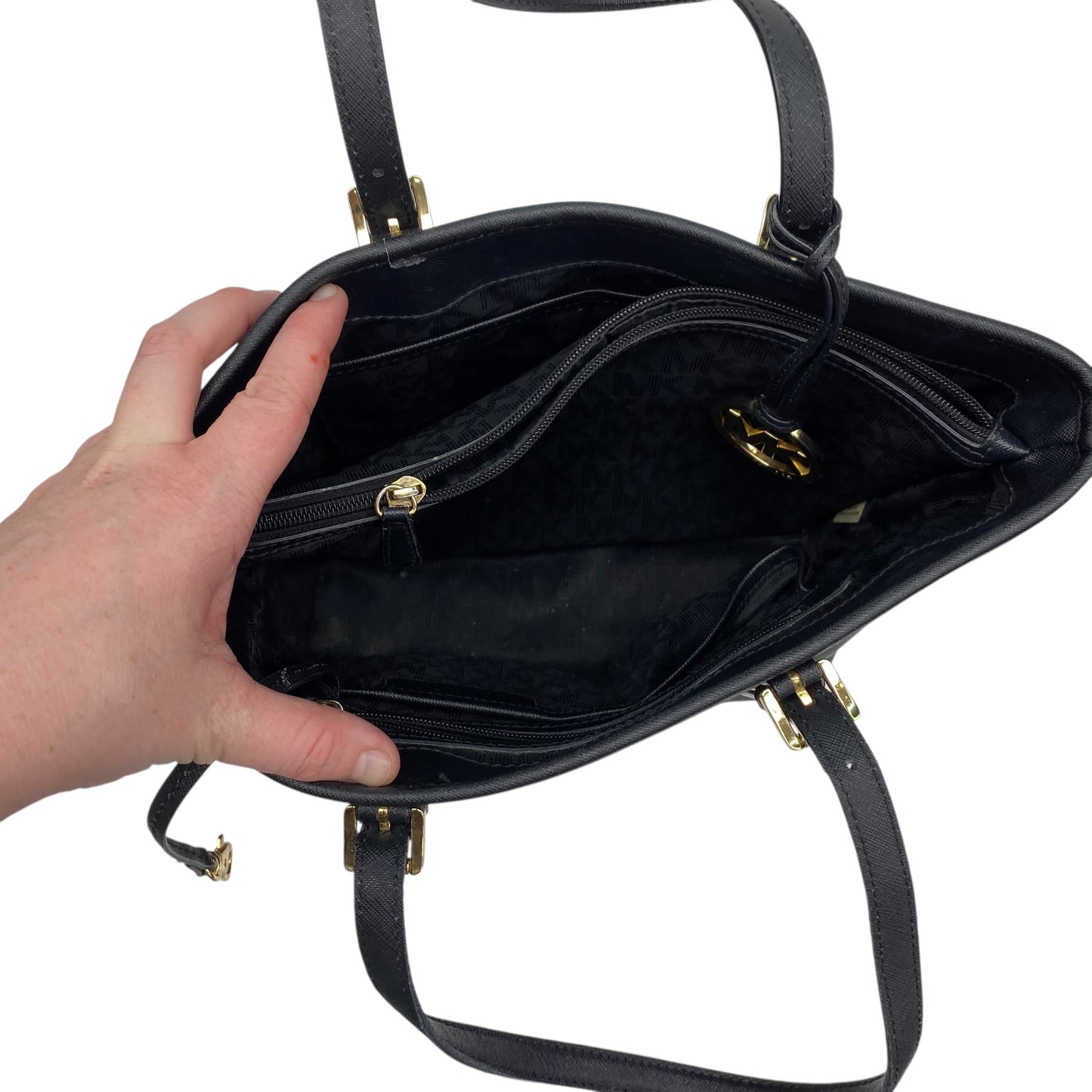 HANDBAG DESIGNER by MICHAEL KORS In BLACK, Size: MEDIUM