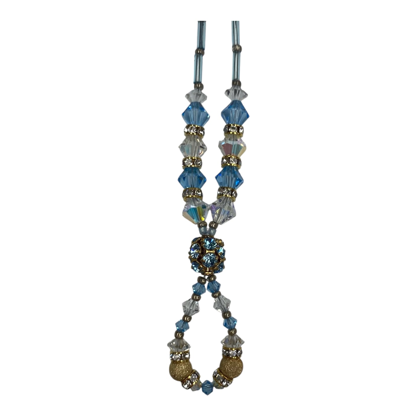 Necklace Set By Clothes Mentor In Blue, Size:02 Piece Set