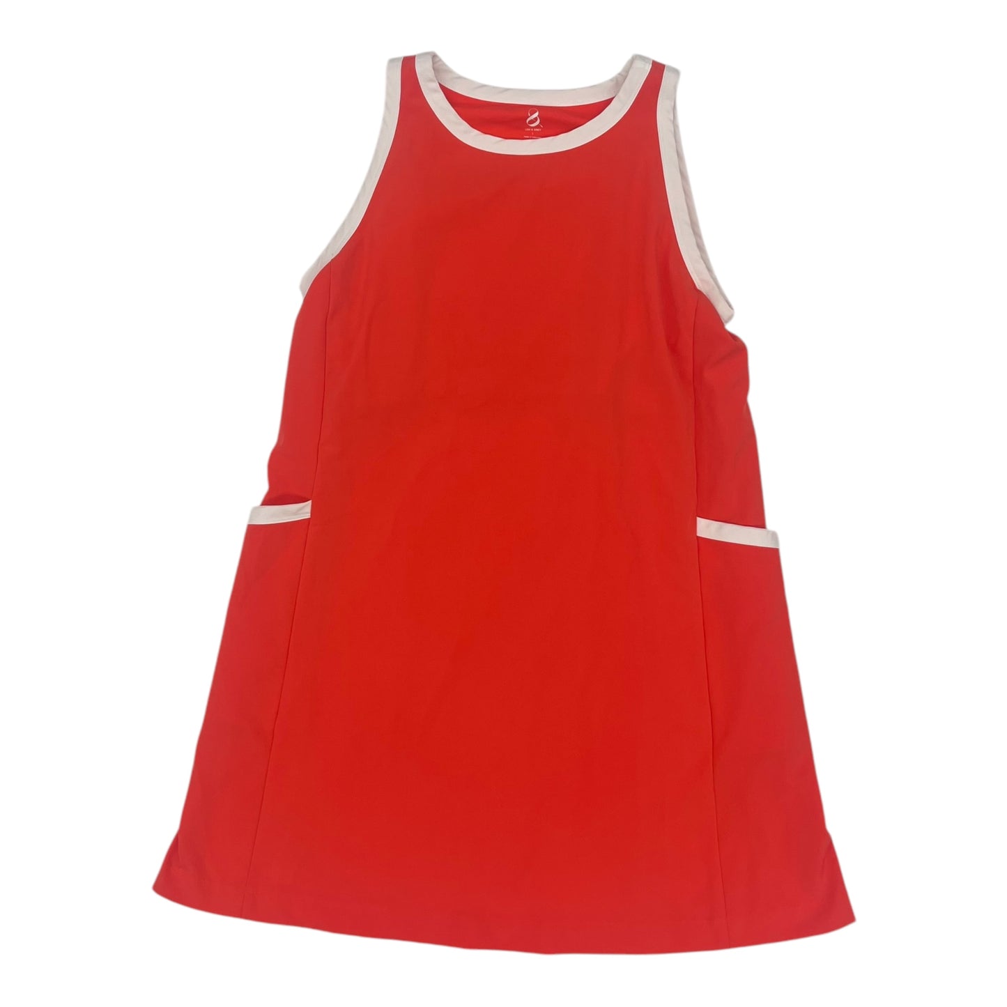 Athletic Dress By Lou And Grey In Orange, Size:L