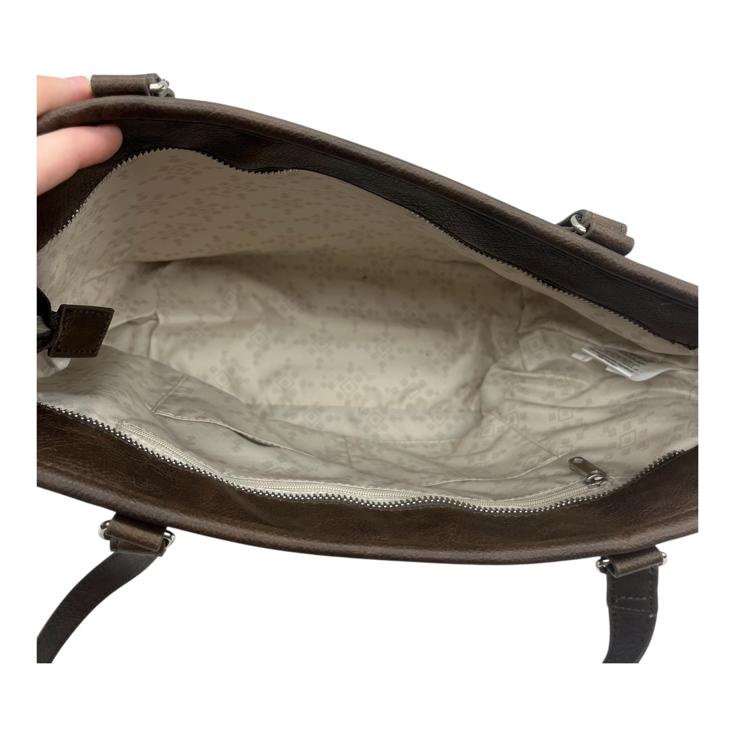 Handbag By Jewell In Brown, Size:Medium