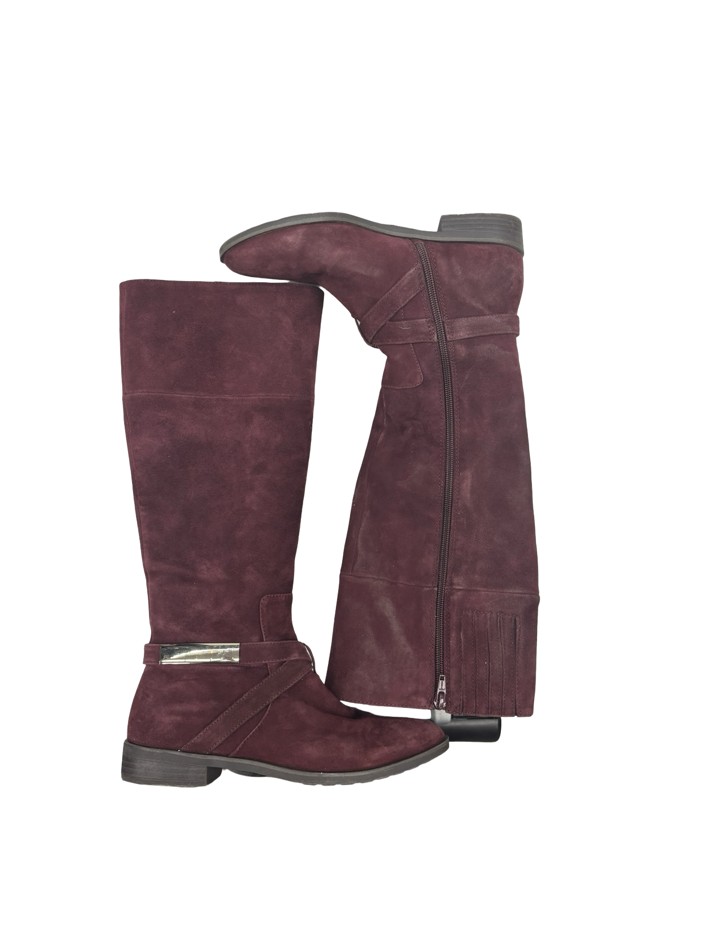 Boots Mid-Calf Heels By Alfani In Red, Size:6