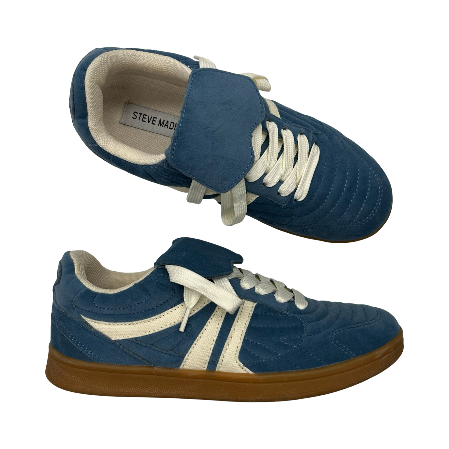 Shoes Sneakers By Steve Madden In Blue, Size:6.5