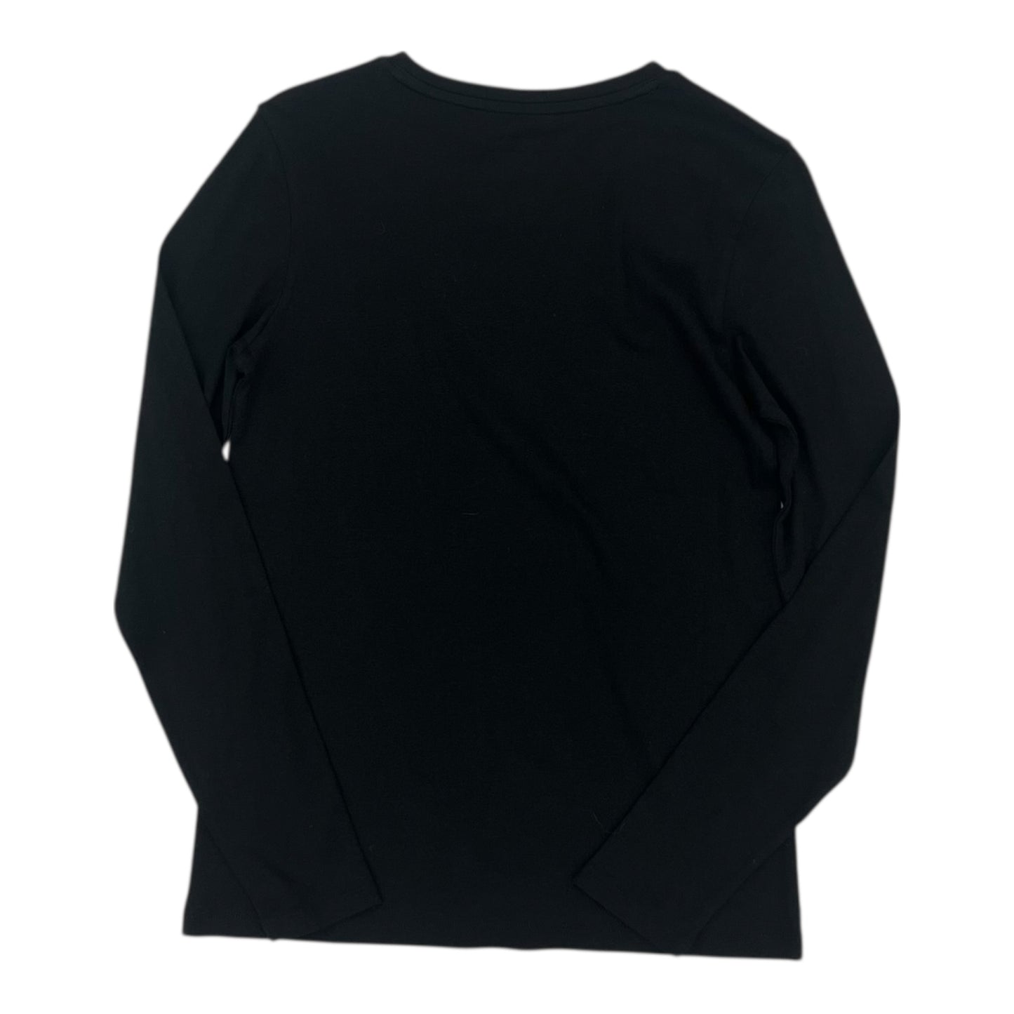 Top Ls By Members Mark In Black, Size:M