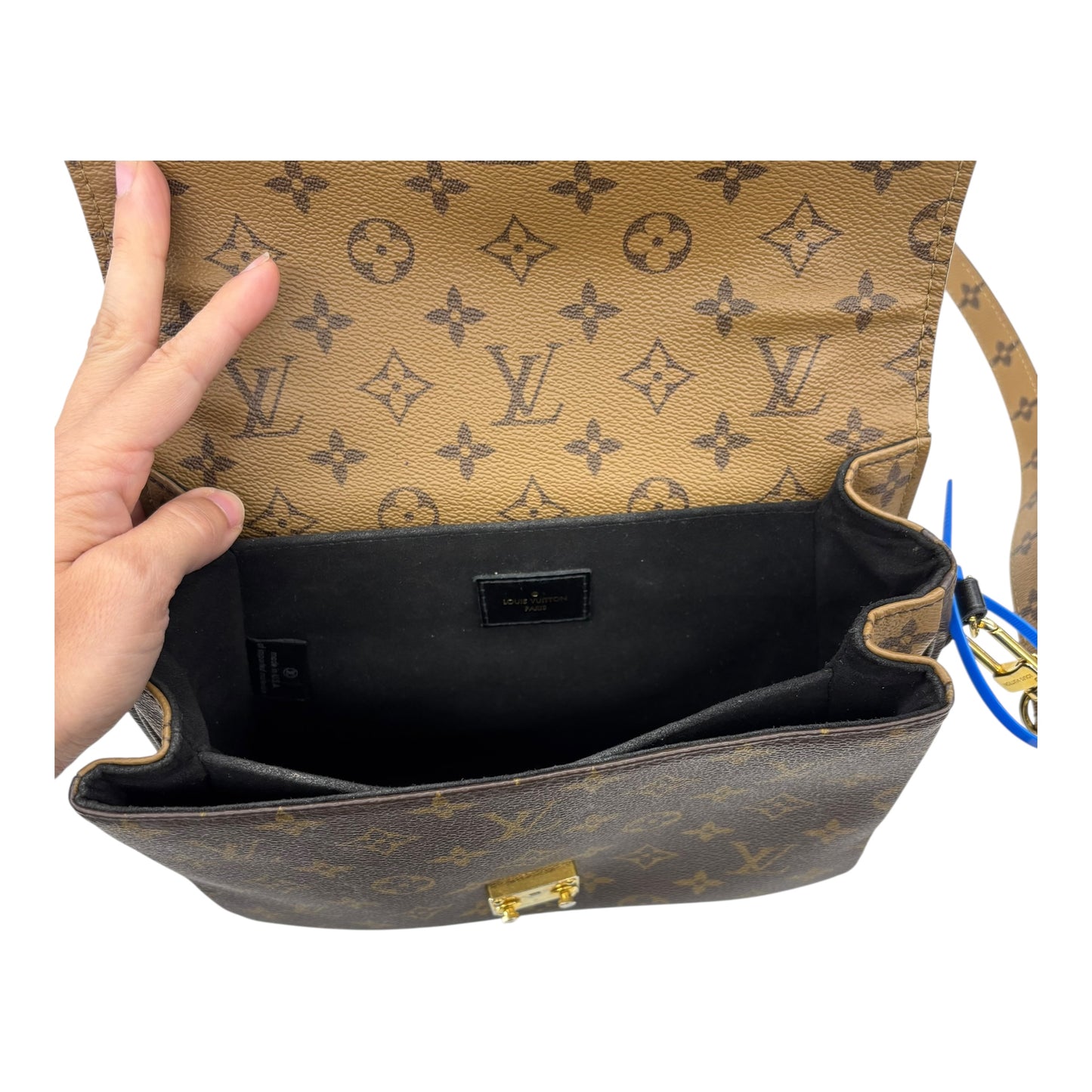 Crossbody Luxury Designer By Louis Vuitton In Brown, Size:Medium