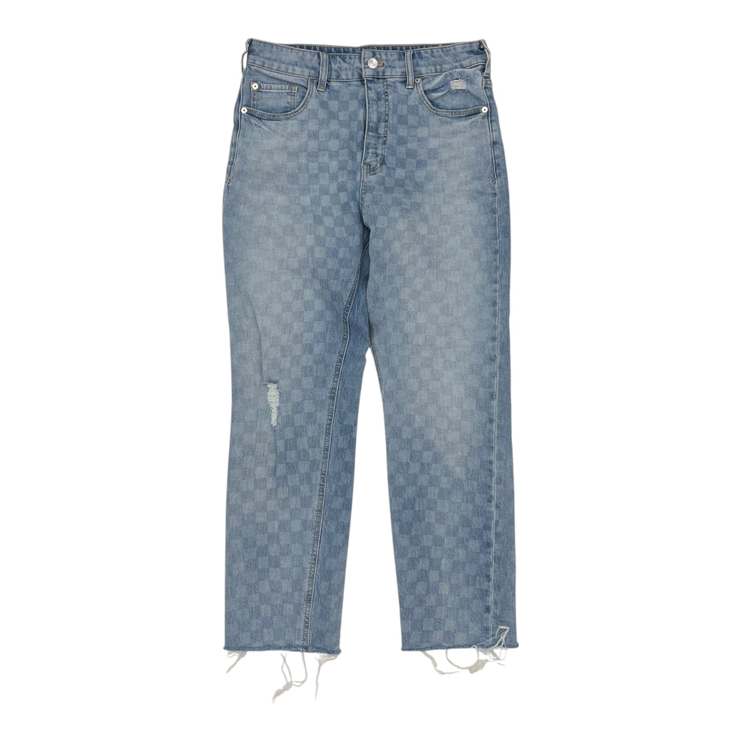 Jeans Straight By Pilcro In Blue Denim, Size:8