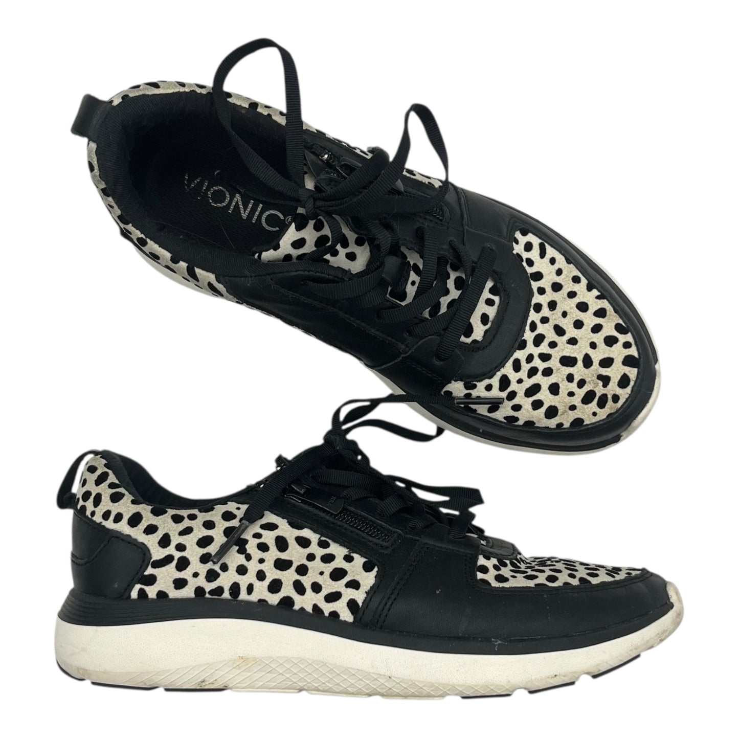Shoes Sneakers By Vionic In Black & Cream, Size:6.5