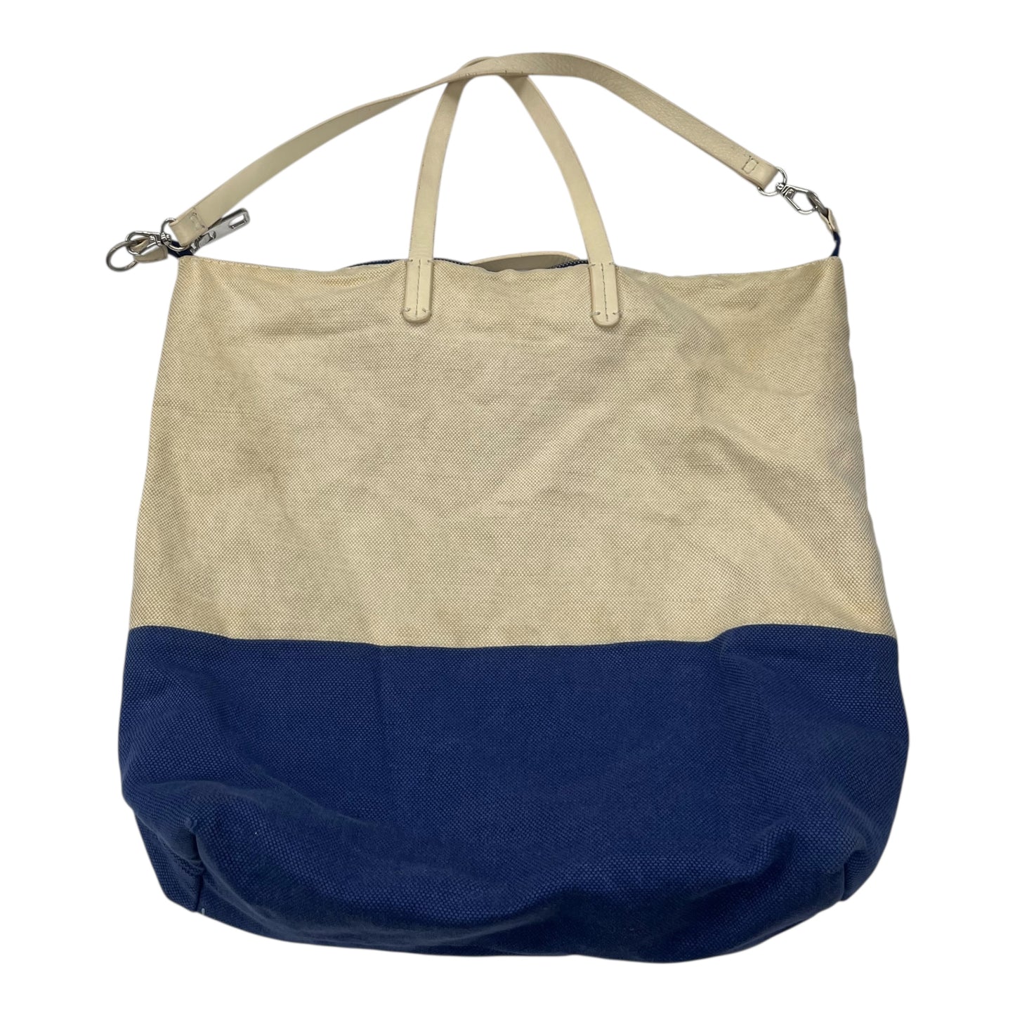 Handbag By Gap In Blue & Brown, Size:Medium