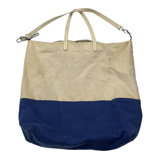 Handbag By Gap In Blue & Brown, Size:Medium