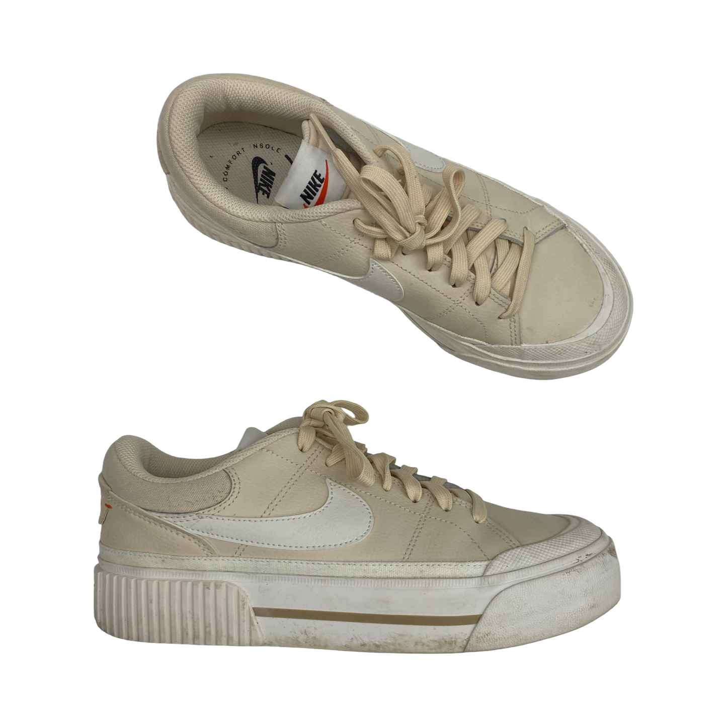 Shoes Sneakers By Nike In Cream, Size:8