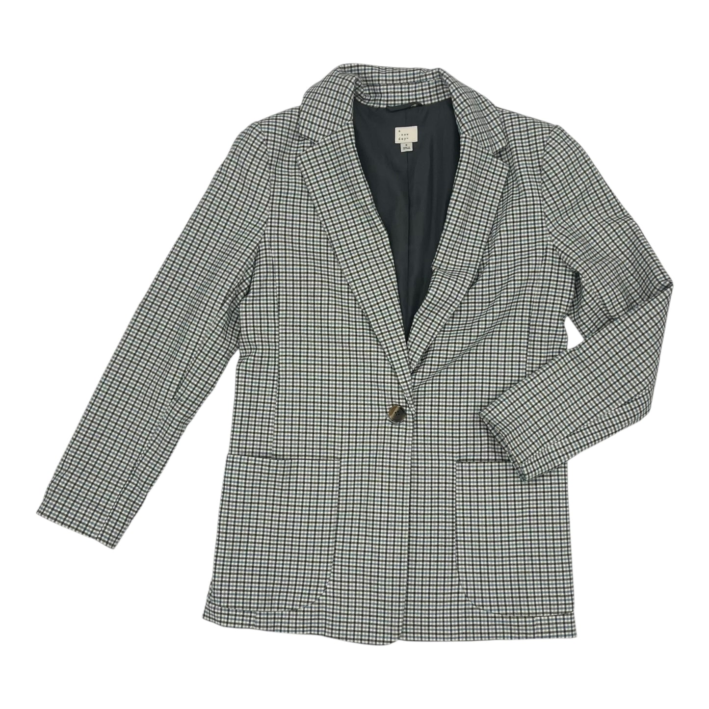 Blazer By A New Day In Plaid Pattern, Size:S