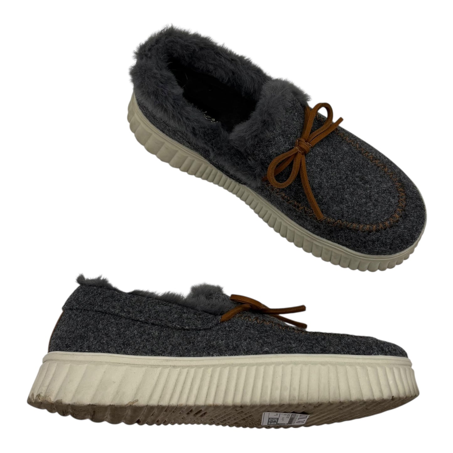 Shoes Flats By Skechers In Grey, Size:8
