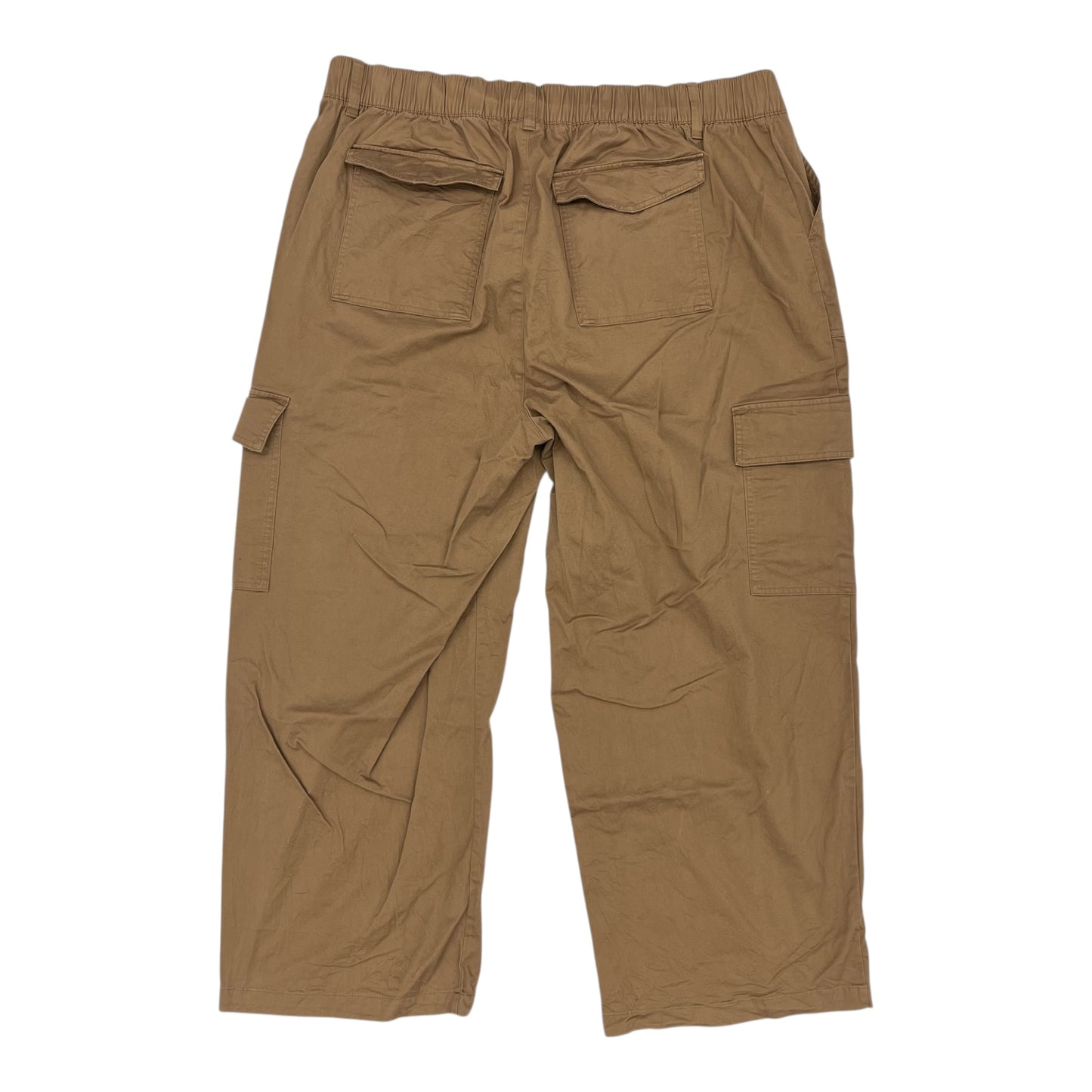 Pants Wide Leg By Ava & Viv In Brown, Size:2X