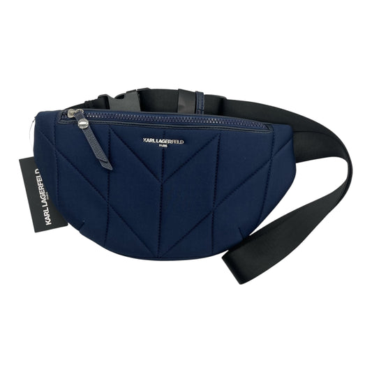 Belt Bag Designer By Karl Lagerfeld In Blue, Size:Medium