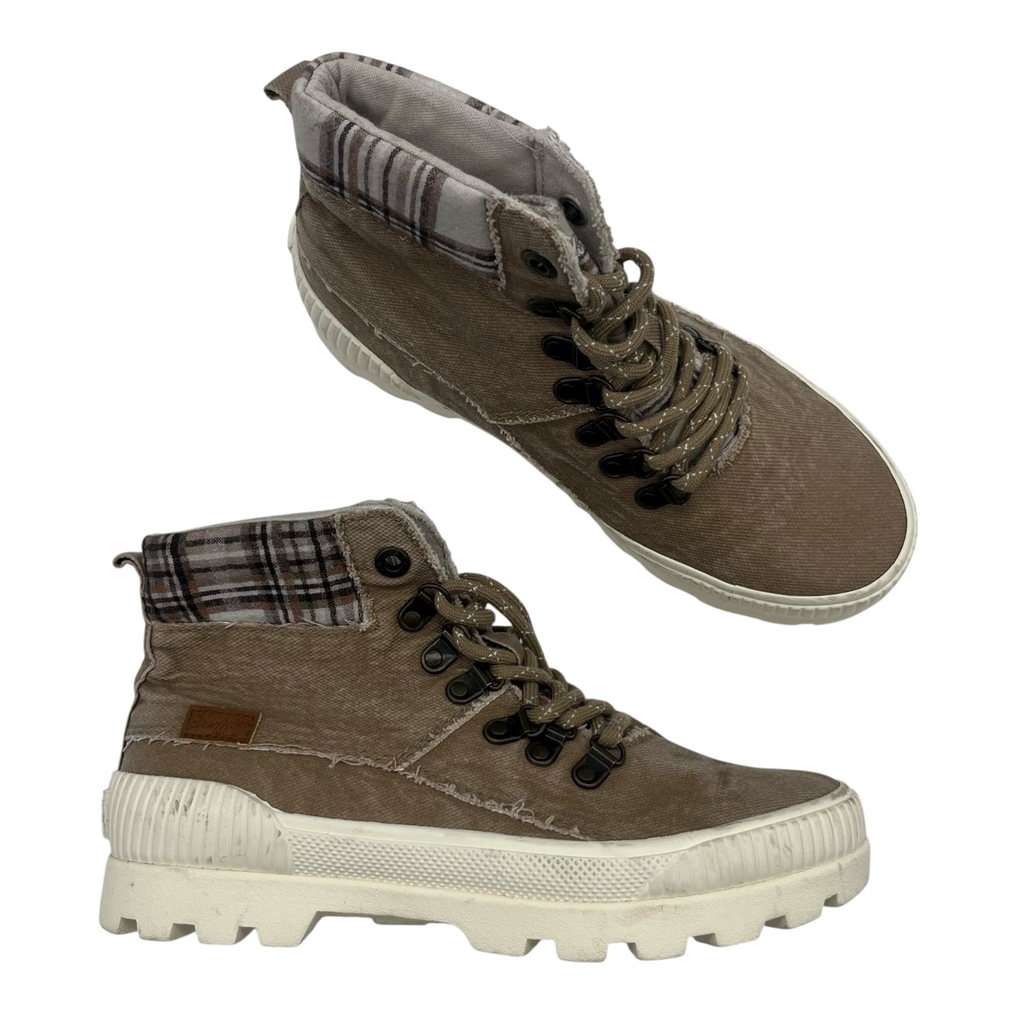 Boots Ankle Flats By Blowfish In Brown, Size:7.5
