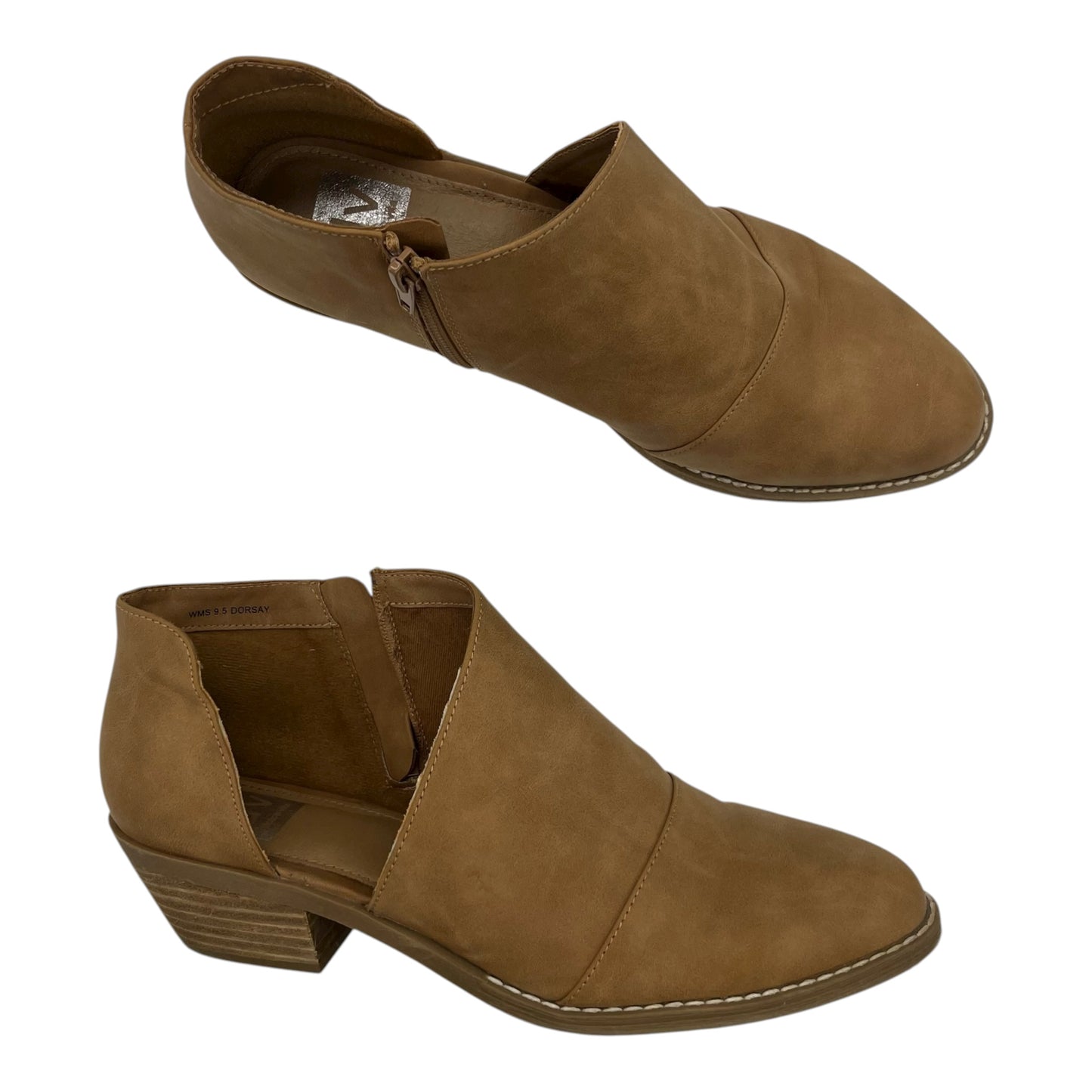 Shoes Heels Block By Dv In Tan, Size:9.5