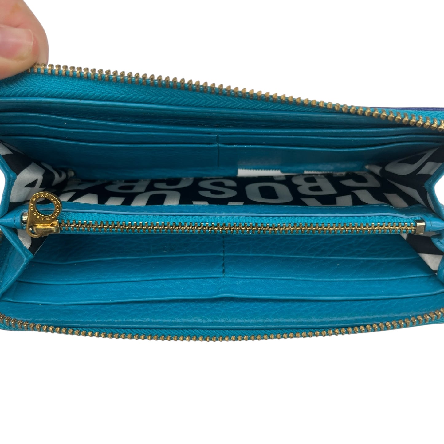 Wallet Designer By Marc By Marc Jacobs In Blue, Size:Large