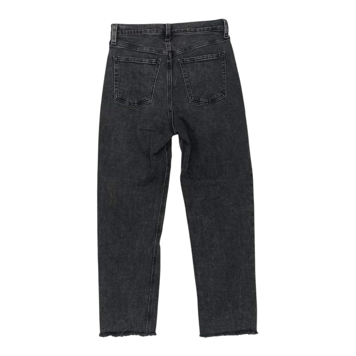 Jeans Straight By Old Navy In Black Denim, Size:4