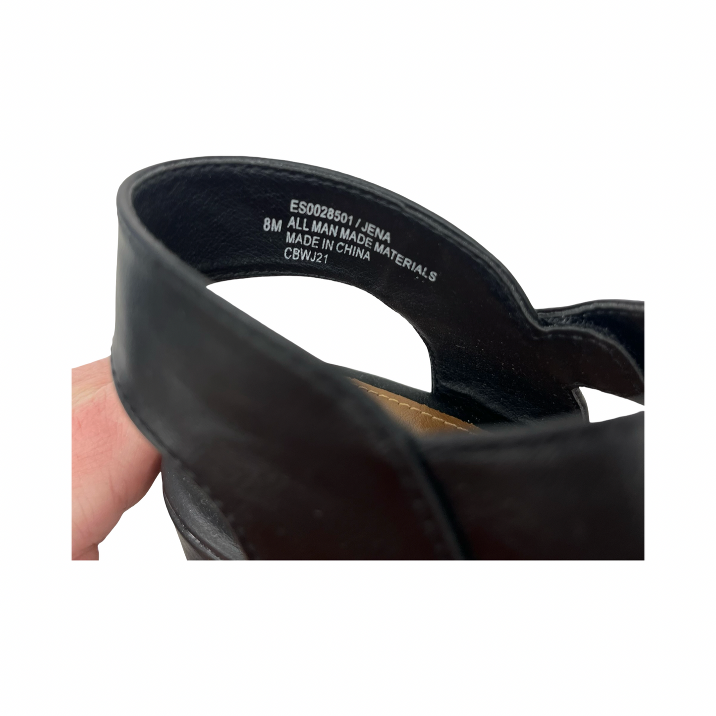 Sandals Heels Wedge By Sofft In Black, Size:8