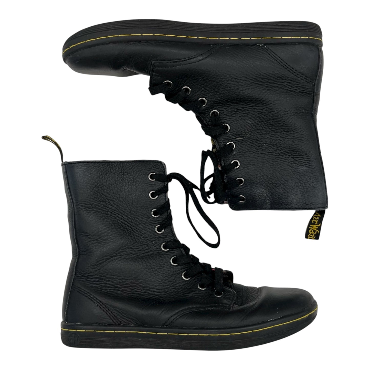 Boots Ankle Flats By Dr Martens In Black, Size:8