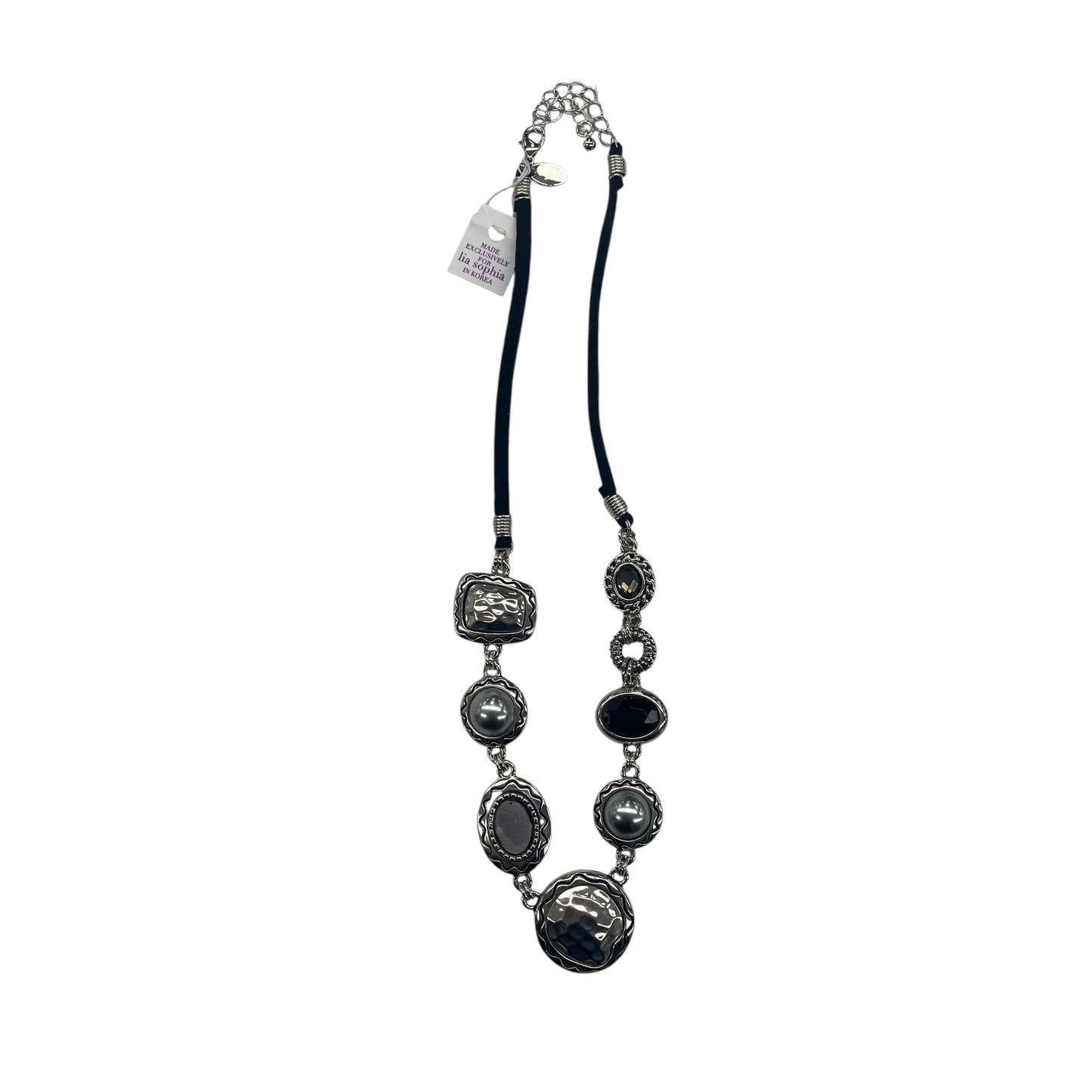 Necklace Statement By Lia Sophia In Silver
