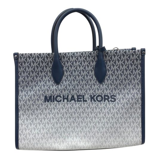 Handbag Designer By Michael Kors In Blue, Size:Large