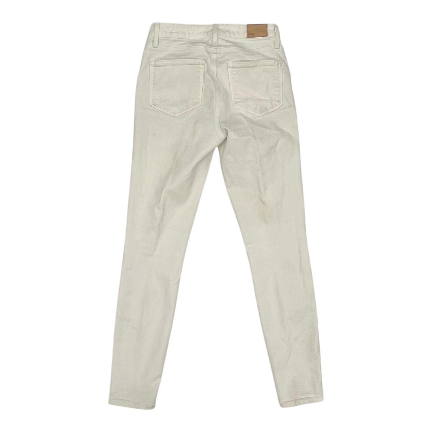 Jeans Skinny By Paige In Cream Denim, Size:4