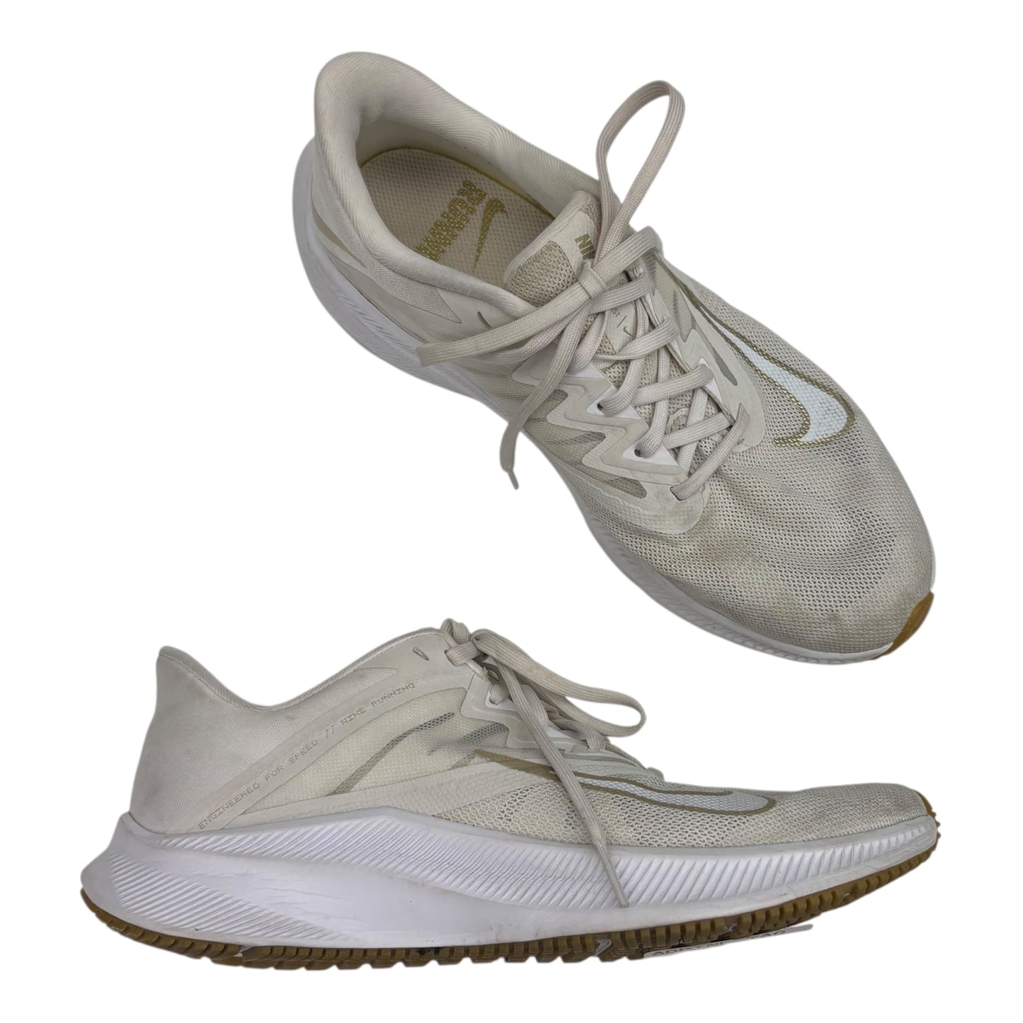 Shoes Athletic By Nike In Cream, Size:9.5