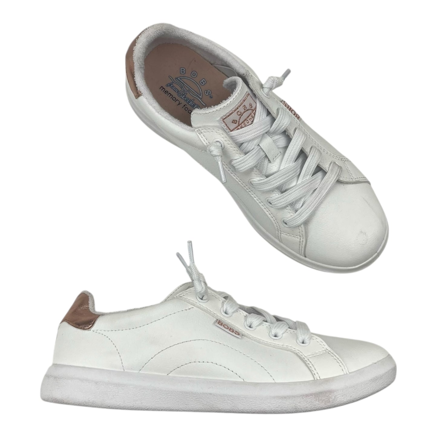 Shoes Sneakers By Bobs In Cream, Size:5